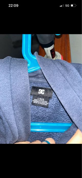 Sudadera DC Shoes Azul y Amarilla