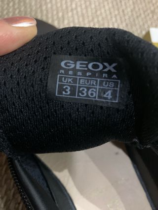 Zapatillas Geox Negras Multicolor