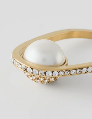 Anillo Guess Dorado y Plateado