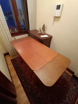 Mesa de cocina extensible madera (sin sillas)