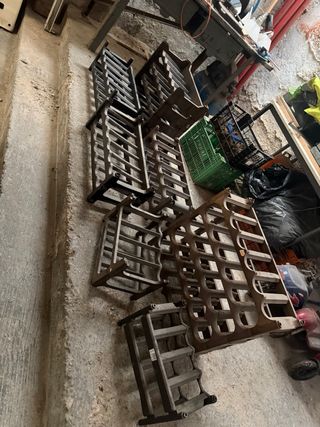 Botelleros de plástico