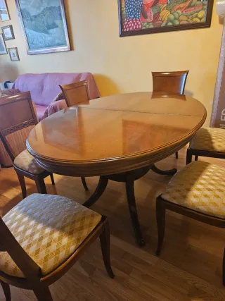 Mesa comedor madera extensible