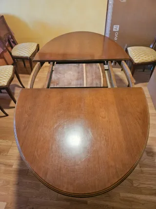 Mesa comedor madera extensible