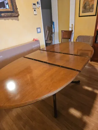 Mesa comedor madera extensible