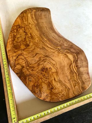 Tabla cortar madera de olivo artesanal