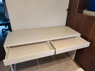 Mesa escritorio Micke blanca 142x50