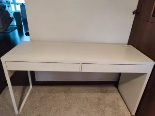 Mesa escritorio Micke blanca 142x50