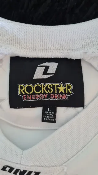 Camiseta Tirantes Rockstar Energy Blanca