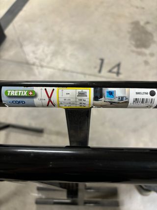 Caballete metálico regulable