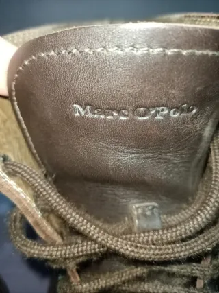 Botines de cuero marrón