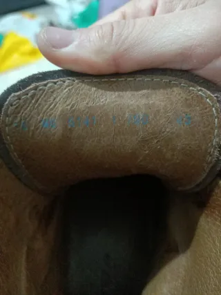 Botines de cuero marrón