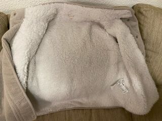 Abrigo niña pana borreguito talla 9-10 gocco