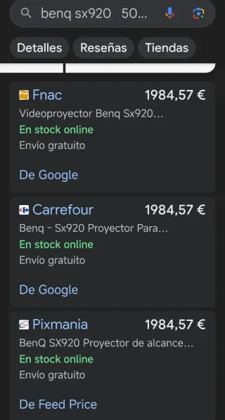 Proyector Benq SX920