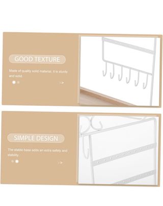 Expositor Joyas Blanco Madera