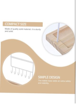 Expositor Joyas Blanco Madera