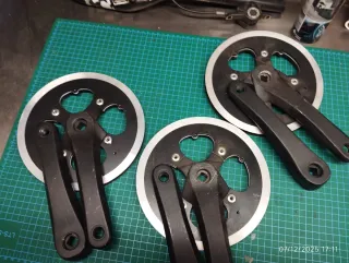 Platos y bielas de bicicleta