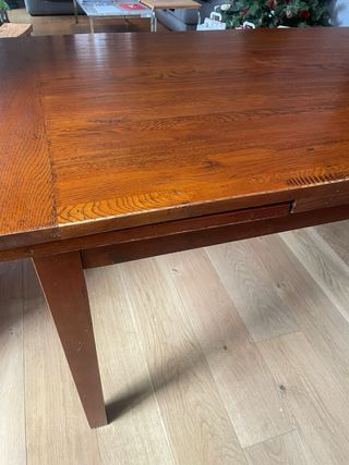 Mesa extensible madera maciza