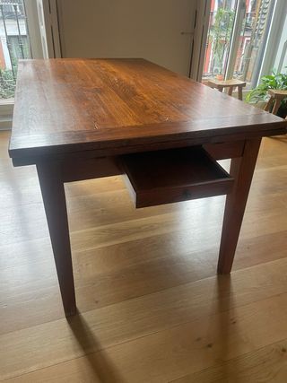 Mesa extensible madera maciza