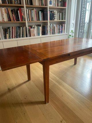 Mesa extensible madera maciza