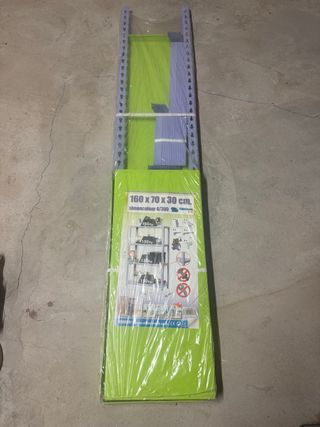 Estantería 160x70x30cm Verde/Morado a estrenar