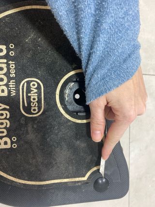 Patinete Asalvo con asiento para silla paseo.