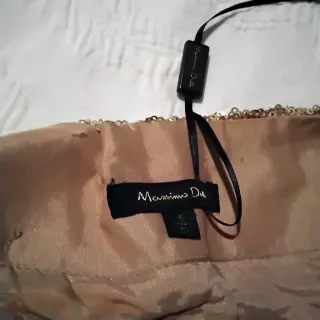 Falda dorada lentejuelas talla única. Ideal fiesta