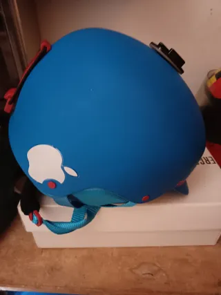 Casco infantil ski azul RED