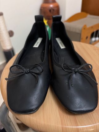 Zapatos planos negros mujer