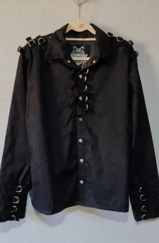 Chaqueta Hard Leather Stuff Emo/Punk Negra