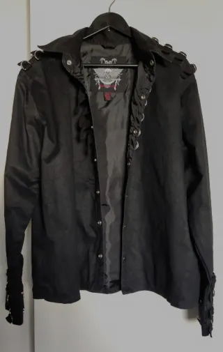 Chaqueta Hard Leather Stuff Emo/Punk Negra