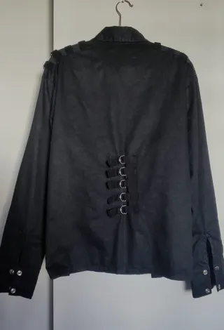 Chaqueta Hard Leather Stuff Emo/Punk Negra