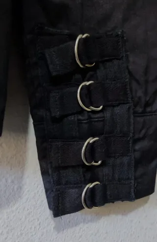 Chaqueta Hard Leather Stuff Emo/Punk Negra