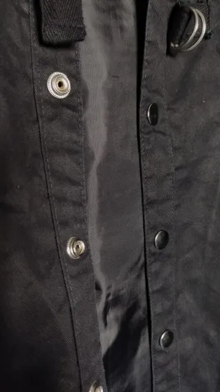 Chaqueta Hard Leather Stuff Emo/Punk Negra