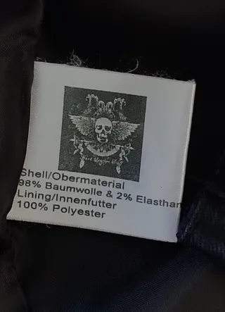 Chaqueta Hard Leather Stuff Emo/Punk Negra