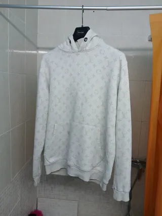 Sudadera Louis Vuitton Blanca Monograma