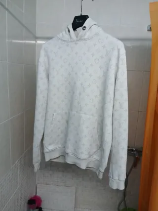 Sudadera Louis Vuitton Blanca Monograma