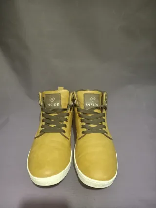 Botines Inside Beige/Marrón