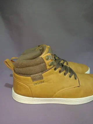 Botines Inside Beige/Marrón