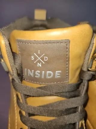 Botines Inside Beige/Marrón