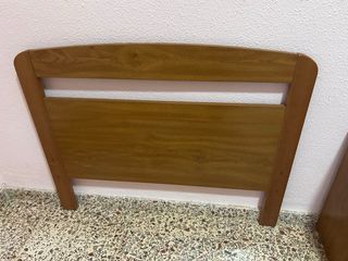Somier 70x180 con cabecero madera