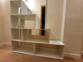 Estantería modular blanca