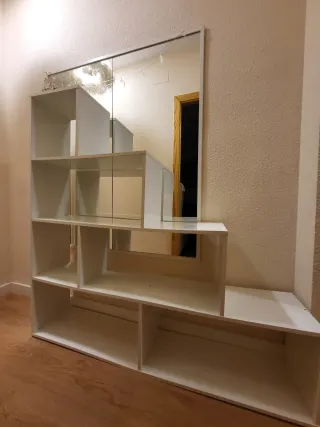 Estantería modular blanca