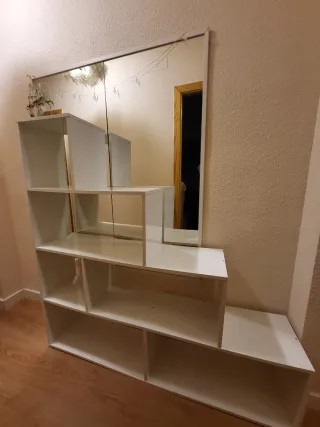 Estantería modular blanca