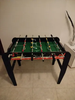 Futbolín de madera para niños