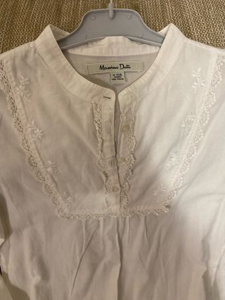 Camisa Massimo Dutti Algodón Talla 11-12 Años