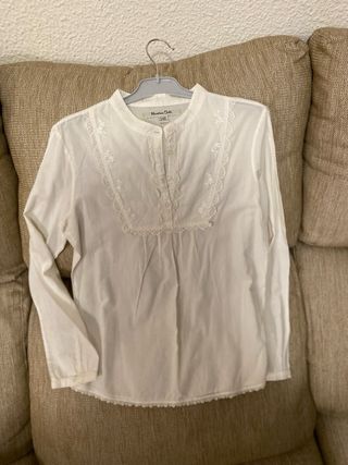 Camisa Massimo Dutti Algodón Talla 11-12 Años
