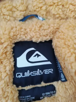 Abrigo / Traje de nieve / mono bebé Quiksilver