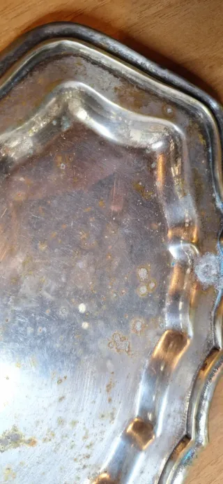 Vassoio antico argento Sheffield