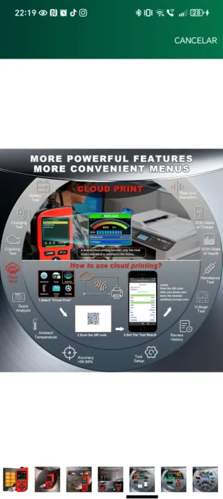 Probador Batería BT90 PRO CCA 30-3800