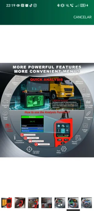 Probador Batería BT90 PRO CCA 30-3800